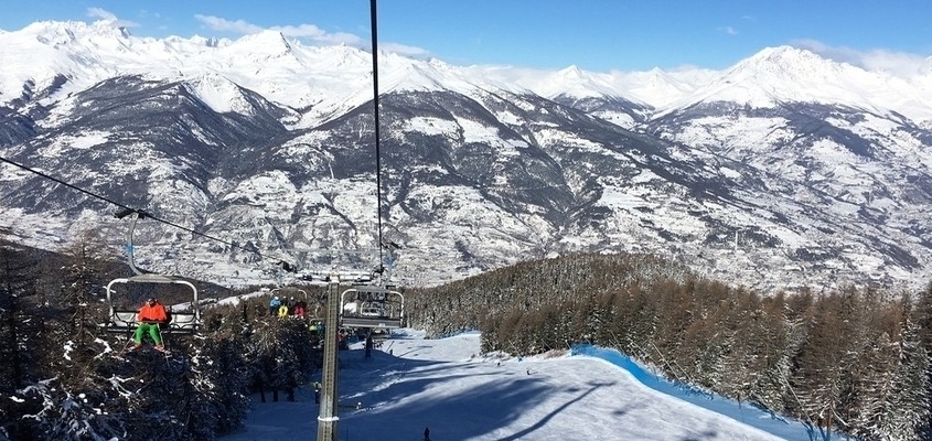 Aosta vista Grand Combin